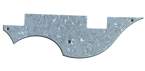 Ply white pearl pickguard - 4,