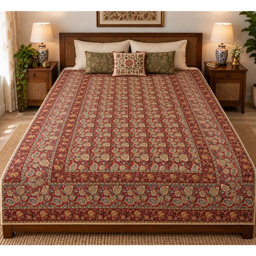 Vintage indian kalamkari - vintage,