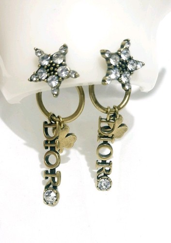 Dior earrings gold - dior,
