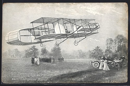 Postcard blériot - postcard, of