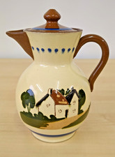 VINTAGE ROYAL TORQUAY DEVON MOTTO WARE Pottery Jug/Pitcher - COTTAGE & MOTTO
