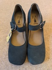 Ladies Fly Cupido Teal Suede