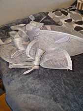 Beautiful Grey/silver  Hatinator  Very Stylish, For Wedding Or races