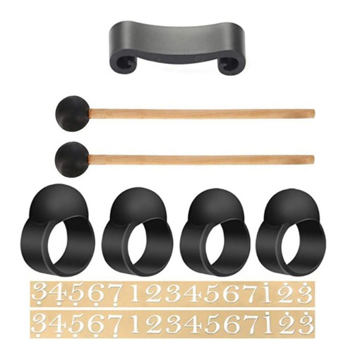 9pcs wood tongue drum - 9pcs,