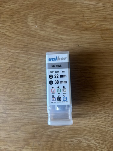 Unibor 22mm 30mm depth - 22mm,, m2
