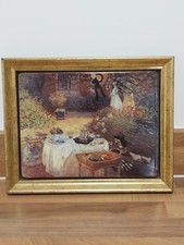 Bradford Exchange Lim.Ed Framed Wall Plaque  Claude Monet "Breakfast"