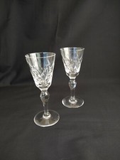 Vintage, Stuart Crystal, Cordial Glasses, York Pattern 1976-84