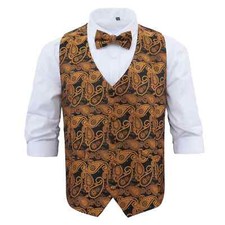 Mens Woven Paisley Bohemian