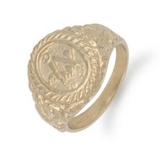 9ct Yellow Gold Masonic Ring