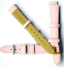 Pink Genuine Real Leather Watch Strap Band Size 6mm-24mm Ladies New