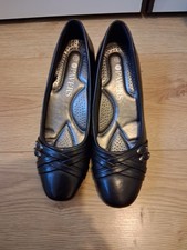 Pavers Black Faux Leather