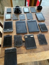 Job lot Of Antique Camera Glass Plate Film Holders