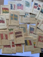 Job Lot Kensitas Wix Cigarette Silk Flags 1930s