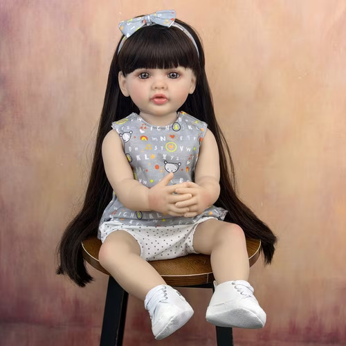 Reborn girl doll - soft, vinyl