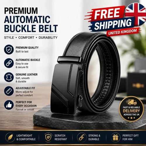 Men leather ratchet belt - men's,