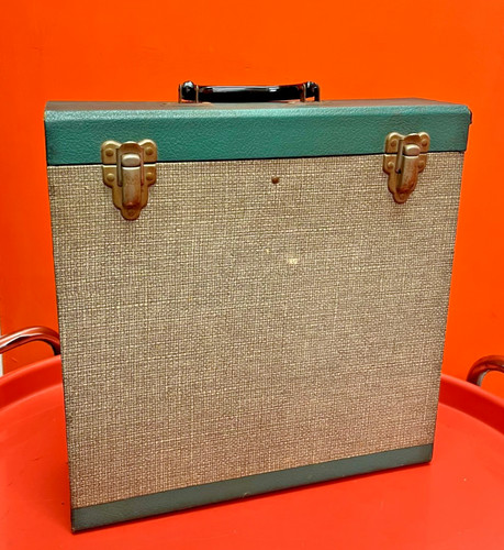 Vintage record case vinyl - lp,