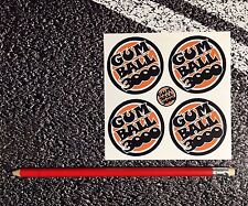  GUMBALL 3000 Wheel Centres Vinyl Stickers 50mm FERRARI LAMBORGHINI Road Race  