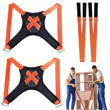 Lifting Shoulder Straps Moving Harnesses Furniture Cargo Movers Aid Heavy Duty