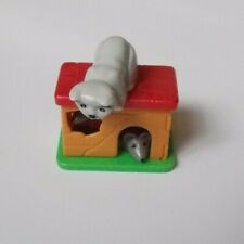 RARE Vintage Kinder Surprise Egg Moving Working Toy Cat Chasing Mice Mouse House