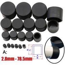 Black Round Silicone Rubber