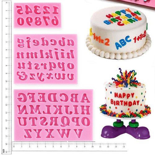 3pcs silicone alphabet - silicone,