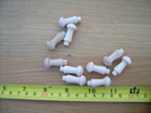 20x hardwood shaker pegs - hardwood,