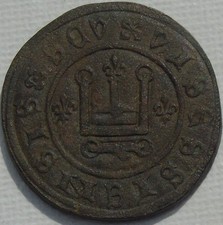 Post medieval jeton castle - post,