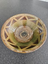 Beautiful Large Vintage Pottery Bowl, 1972, W29.5cm x H11.5cm