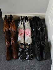 Joblot of 9 pairs of new trainers and boots never worn unisex