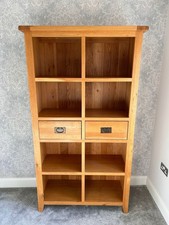 Solid Oak Bookcase with