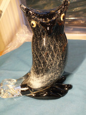 Glass owl ornament