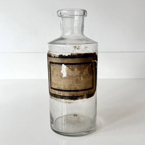 Antique glass chemist - antique,