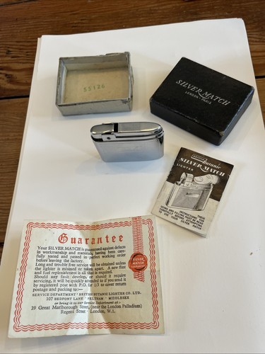 Vintage silver match gas - vintage,