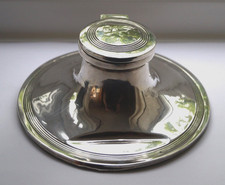 Antique large silver oval - large,
