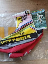 Vittoria Stephen Roche Cycling Shoe Covers Pair Size 40 Original Vintage