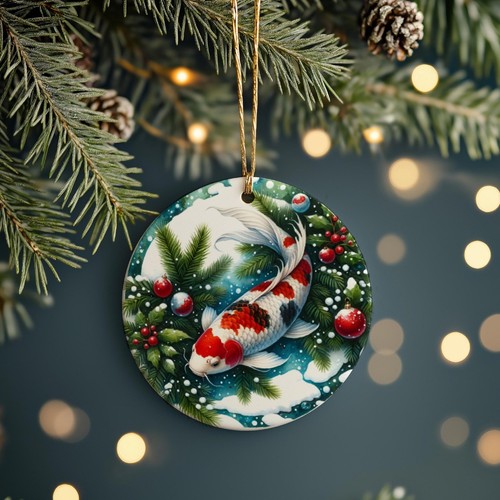 Koi carp christmas - carp,