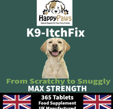 STRONGEST Dog Allergy Support Stop Itchy Skin Relief Dog Immune Booster Tablets