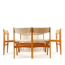 Set of 6 Retro Vintage Danish Teak Dining Chairs Mid Century Modern 50s 60s 70s
