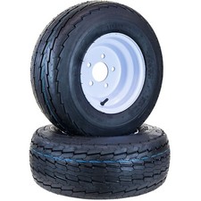 Set Two Trailer Tires Rims