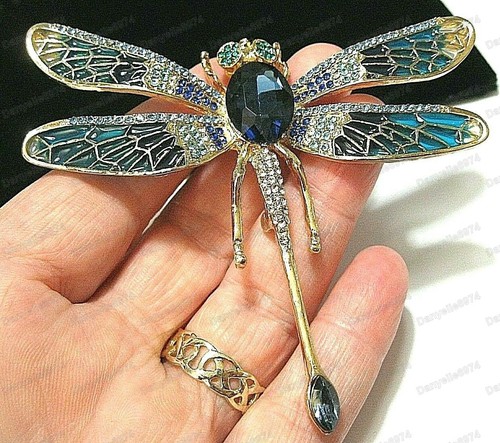 Large blue crystal - large,