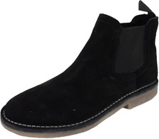 Hush Puppies Mens Black Real