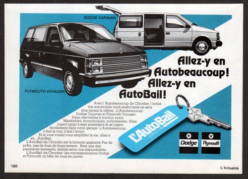 1984 dodge caravan vintage - dodge,