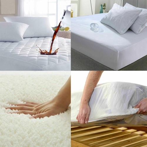 Quilted mattress protector - quilted,