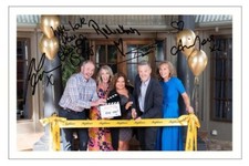 FLETCHER COWEN ELMALOGLOU DENNIS JONES Signed 6X4 PHOTO Pre Print NEIGHBOURS