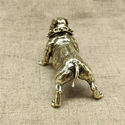 Brass french bulldog - french, mini