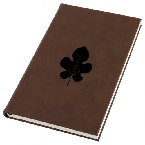 Mulberry leaf engraved - mulberry, leather
