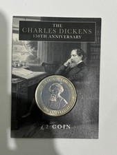 2020 150th Anniversary Of Charles Dickens £2 Pound Coin Jersey Issue