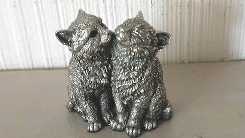 Pair sterling silver - of, coated