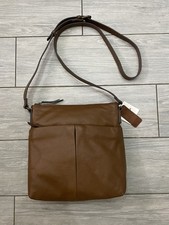 NEW CLARKS DARK TAN LEATHER