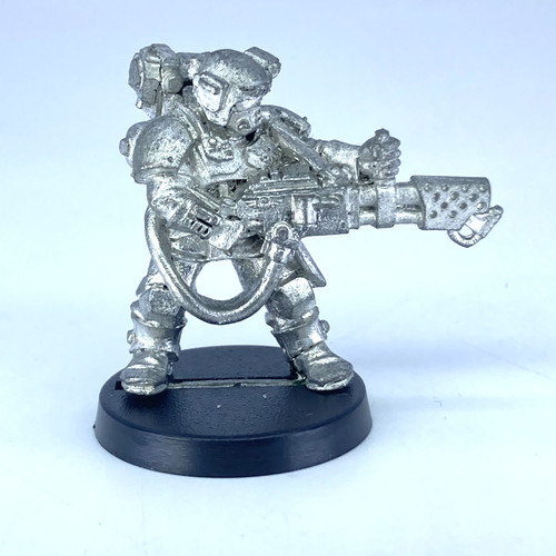 Cadian kasrkin with flamer - cadian,
